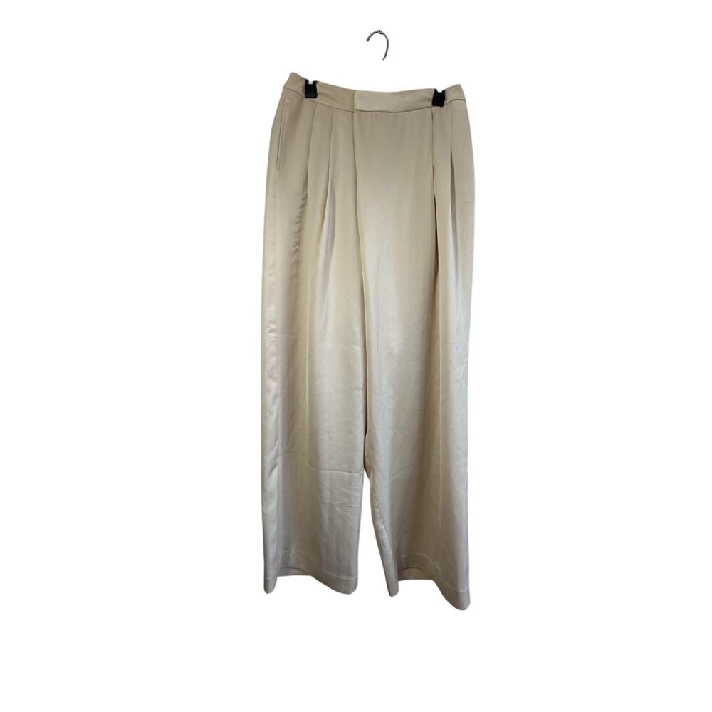 DKNY Beige Cream Pleated Front Dress Pants Size 6 NWT